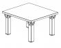 Конференц-стол (центральный элемент)